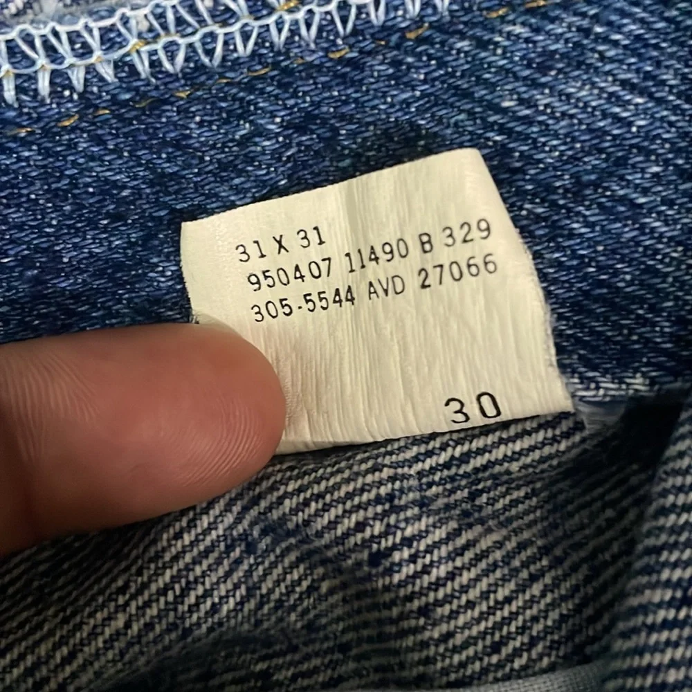 1980s Lee Women’s High Waist Tapered Jeans Size 14 Medium - Picture 10 of 10